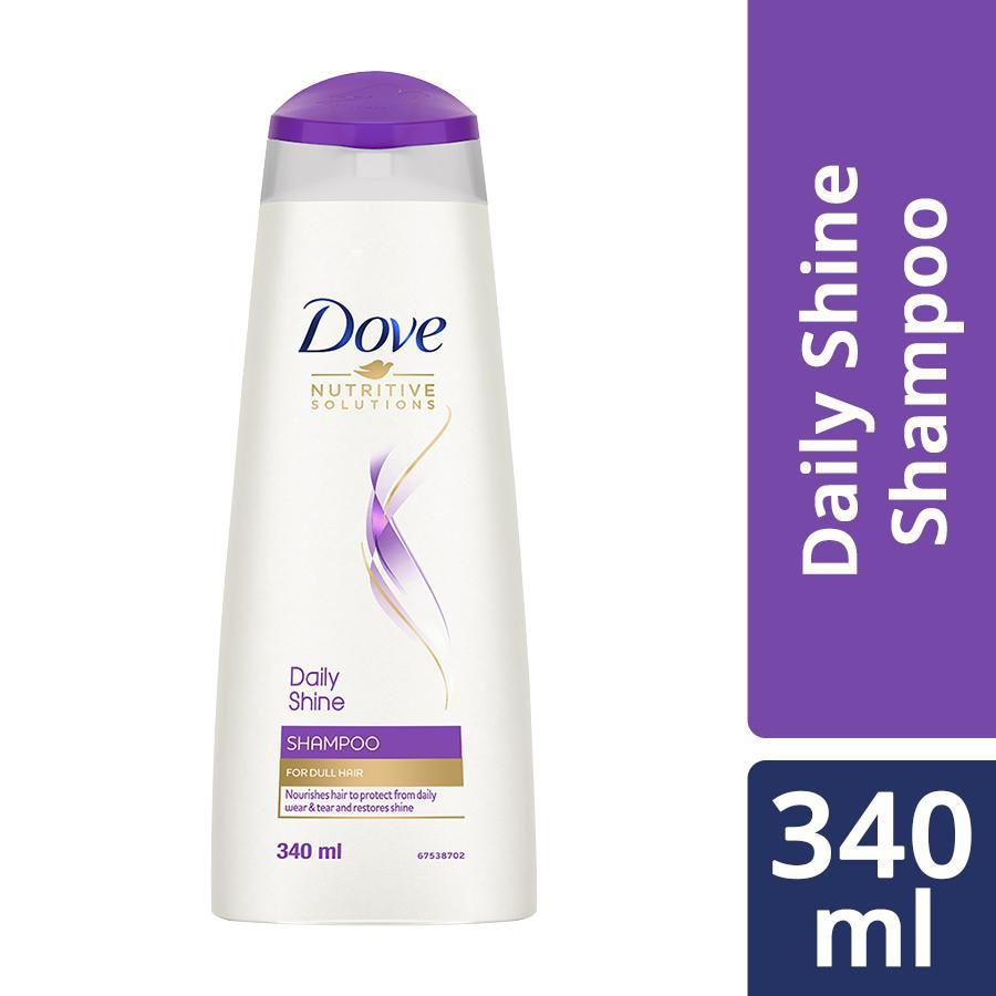 DOVE DAILY SHINE NOURISHING SHAMPOO 340ML